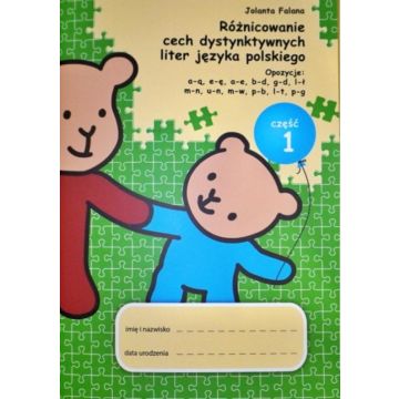 Różnicowanie cech dystynktywnych liter cz.1