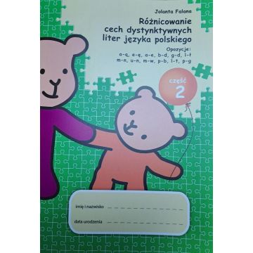 Różnicowanie cech dystynktywnych liter cz.2