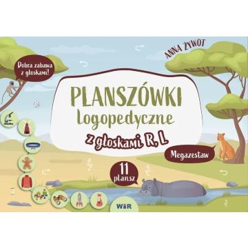 Planszówki logopedyczne z głoskami R, L