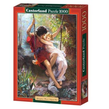 Puzzle 1000 Zakochani na huśtawce CASTOR