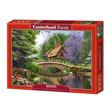 Puzzle 1000 Dom nad rzeką CASTOR