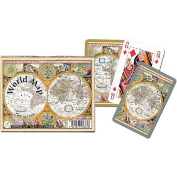 Karty standard "Mapa świata" PIATNIK