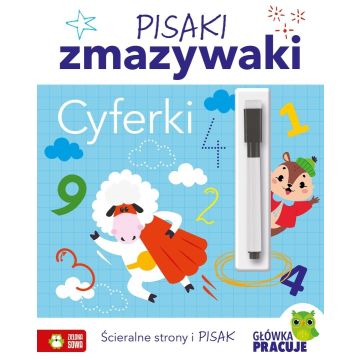 Pisaki zmazywaki. Cyferki