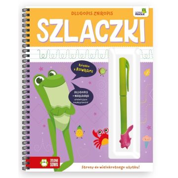 Długopis znikopis. Szlaczki