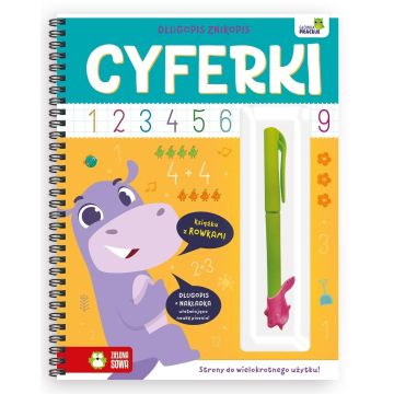 Długopis znikopis. Cyferki