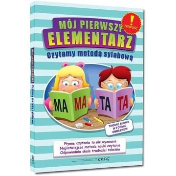 Mój pierwszy elementarz - czyt. m. sylab. BR GREG