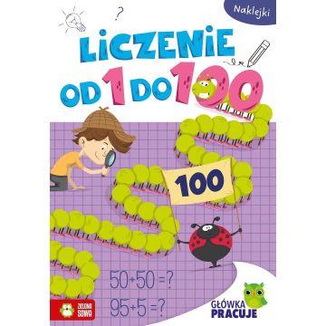 Główka pracuje. Liczenie od 1 do 100