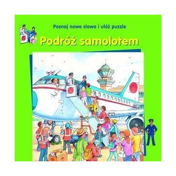 Podróż samolot. Poznaj nowe słowa i ułóż puzzle