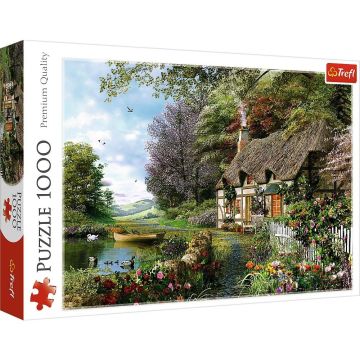 Puzzle 1000 Uroczy zakątek TREFL
