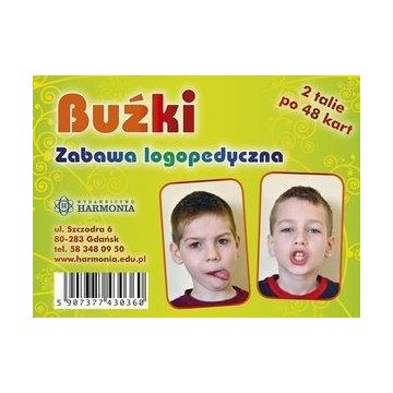Buźki - zabawa logopedyczna