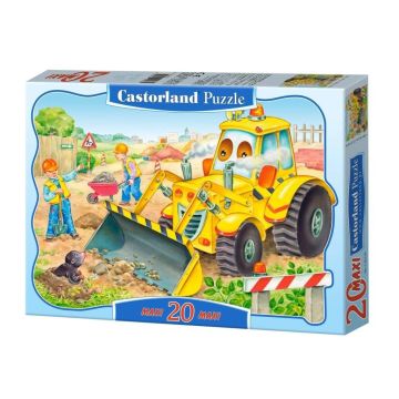 Puzzle 20 maxi - Spychacz CASTOR