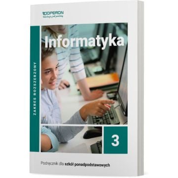 Cyfrowe odzwierciedlenie podręcznika (E-book) Informatyka 3. Zakres rozszerzony. Liceum i technikum
