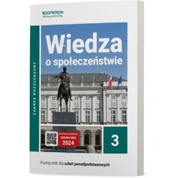 Podręcznik Wiedza o społeczeństwie 3. Zakres rozszerzony. Liceum i technikum