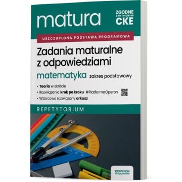 Zadania maturalne z odpowiedziami. Matura 2026. Matematyka. Zakres podstawowy. Repetytorium