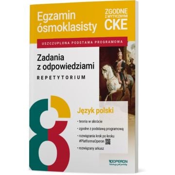 Zadania z odpowiedziami. Egzamin ósmoklasisty 2027. Język polski. Repetytorium