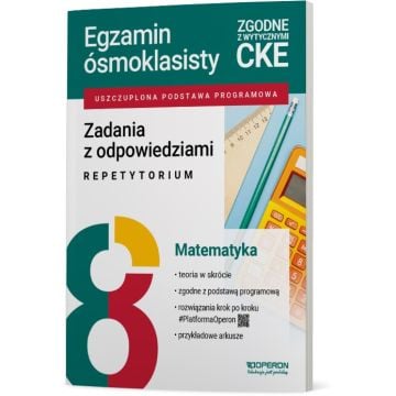 Zadania z odpowiedziami. Egzamin ósmoklasisty 2027. Matematyka. Repetytorium