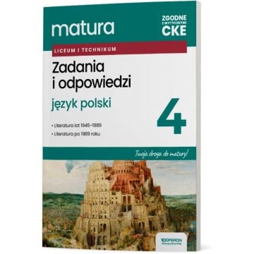 Twoja droga do matury. Testy czwartoklasisty. Zadania i odpowiedzi. Język polski