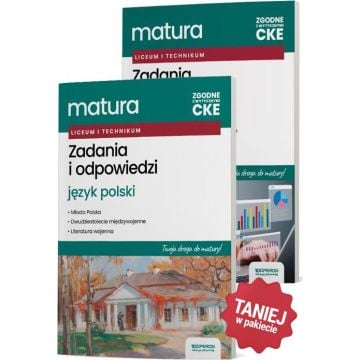 Pakiet. Twoja droga do matury. Testy trzecioklasisty. Zadania i odpowiedzi. Język polski i matematyka