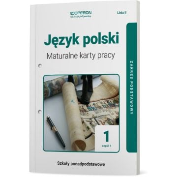 okladka maturalne karty pracy jezyk polski szkola ponadpodstawowa 1 klasa linia 2 czesc 1 zakres podstawowy
