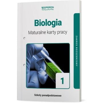 okladka maturalne karty pracy biologia szkola ponadpodstawowa 1 klasa zakres rozszerzony
