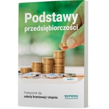 okladka podrecznika podstawy przedsiebiorczosci szkola ponadpodstawowa klasa 1 czesc 2 szkoly branzowej 
