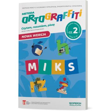 Ortograffiti. MIKS.  Poziom średnio zaawansowany. Część 2. Klasy IV-VI