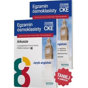 Pakiet arkusze, repetytorium. Egzamin ósmoklasisty 2027. Język angielski