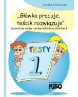 Główka pracuje, teścik rozwiązuje klasa 1