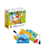 Rysowanie - zmazywanie 4 Zwierzątka ALEX