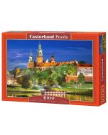 Puzzle 1000 Wawel Castle by Night, Poland CASTOR