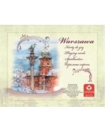 WARSZAWA AKWARELE - komplet brydżowy 2x55 kart