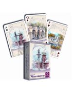 Karty Warszawa Akwarele 1x55 CARTAMUNDI