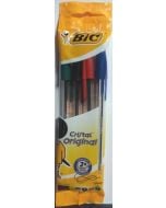 Długopis Cristal Original pouch mix 4 kolory BIC