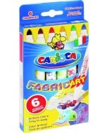 Flamastry do tkanin Cromatex 6 kol. bls CARIOCA