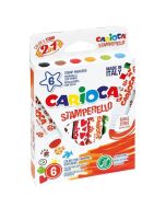 Flamastry stemple 6 kolorów bls CARIOCA