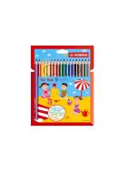 Kredki Trio 15+3 kolory etui STABILO