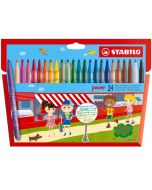Flamastry Power 24 kolory etui STABILO