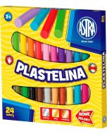 Plastelina 24 kolory ASTRA