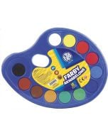 Farby akwarelowe paletka fi 30mm 12 kolorów ASTRA