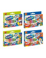 Kredki świecowe 18 kolorów BAMBINO