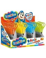 Nożyczki szkolne z podziałką (24szt) BAMBINO