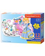 Puzzle 12 maxi - Princess Carriage CASTOR