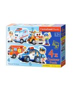 Puzzle x 4 - Służba ratownicza CASTOR