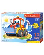 Puzzle 12 maxi - Wesoła Koparka CASTOR