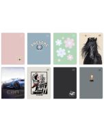 Zeszyt A5/32K kolorowa trzylinia UV mix (10szt)