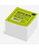 Kostka papierowa 85x85x35mm biała nieklejona