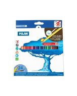 Kredki akwarelowe trójkątne 24 kolory MILAN