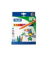 Flamastry ze stożkową końcówką 24 kolory MILAN