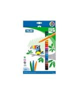 Flamastry ze stożkową końcówką 18 kolorów MILAN