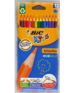 Kredki ołówkowe KIDS Evolution 12 kolorów BIC